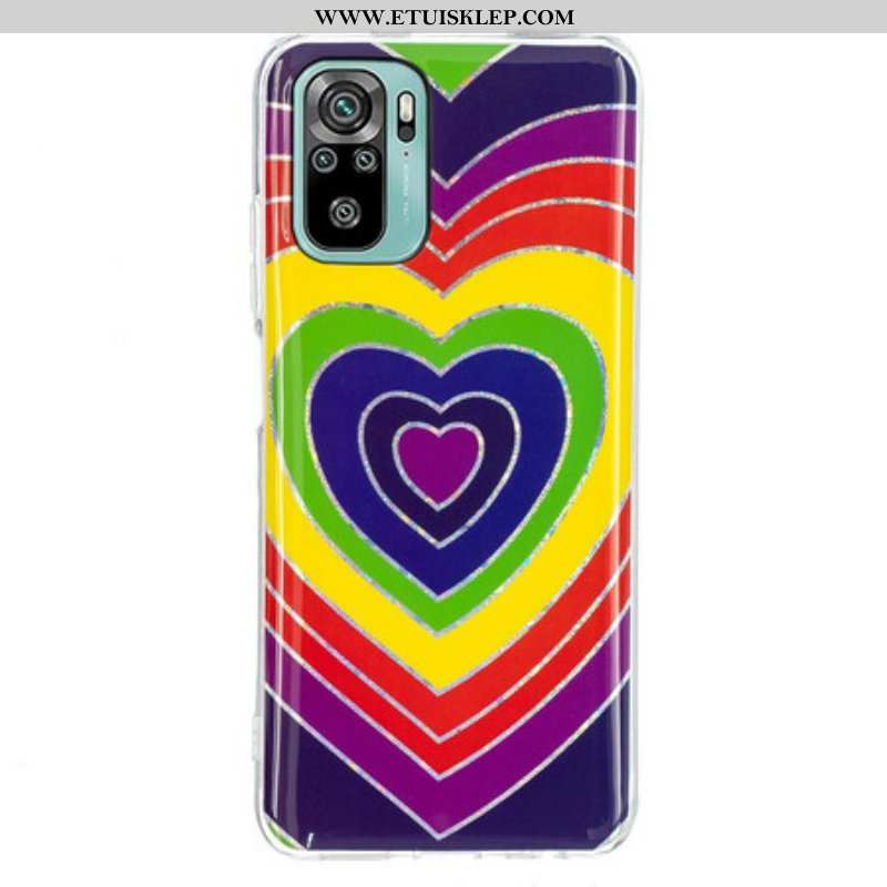 Etui do Xiaomi Redmi Note 10 / 10S Psychodeliczne Serce